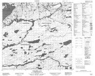 074P02 Perching Lake Canadian topographic map, 1:50,000 scale