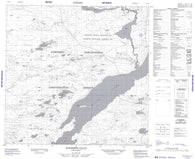 074P04 Elizabeth Falls Canadian topographic map, 1:50,000 scale