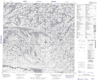 074P05 Clut Lakes Canadian topographic map, 1:50,000 scale