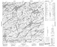 074P08 Pinkham Lake Canadian topographic map, 1:50,000 scale