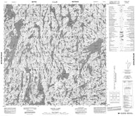 074P10 Young Lake Canadian topographic map, 1:50,000 scale