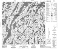 074P15 Gaste Lake Canadian topographic map, 1:50,000 scale