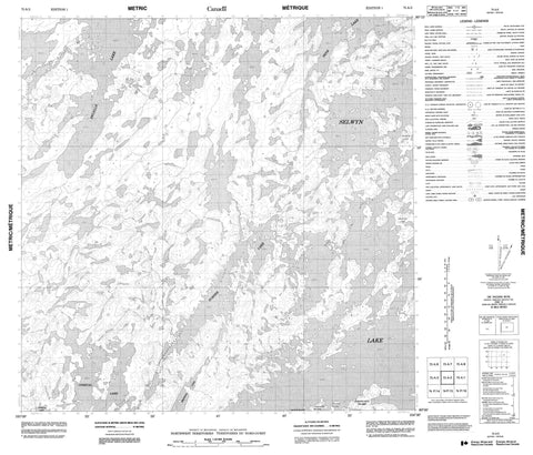 075A02 No Title Canadian topographic map, 1:50,000 scale