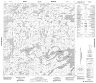 075A06 Eaton Lake Canadian topographic map, 1:50,000 scale