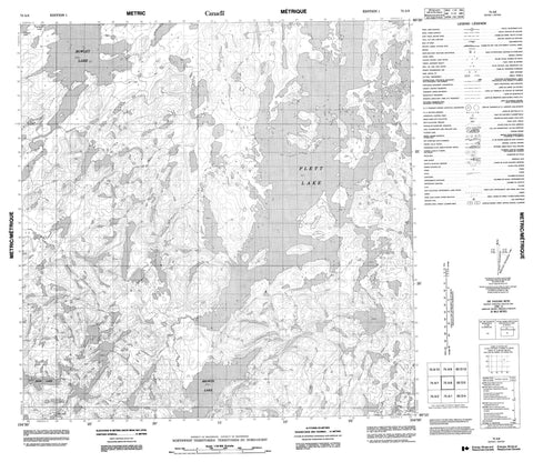 075A08 No Title Canadian topographic map, 1:50,000 scale