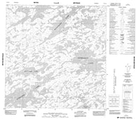 075A12 No Title Canadian topographic map, 1:50,000 scale