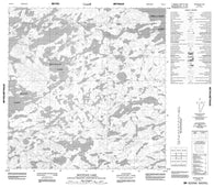 075A14 Mountain Lake Canadian topographic map, 1:50,000 scale