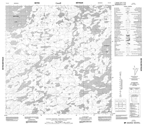 075A15 No Title Canadian topographic map, 1:50,000 scale