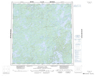 075A Wholdaia Lake Canadian topographic map, 1:250,000 scale