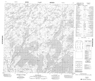 075B01 Bouvier Bay Canadian topographic map, 1:50,000 scale