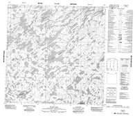 075B02 Glass Lake Canadian topographic map, 1:50,000 scale