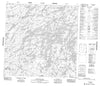 075B03 Dunvegan Lake Canadian topographic map, 1:50,000 scale