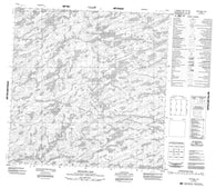 075B05 Meadows Lake Canadian topographic map, 1:50,000 scale
