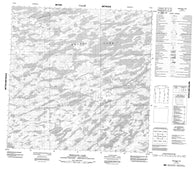 075B06 Penzance Lake Canadian topographic map, 1:50,000 scale