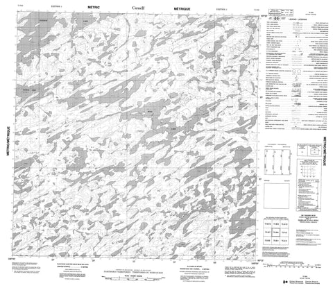 075B08 No Title Canadian topographic map, 1:50,000 scale