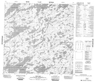 075B09 Odin Lake Canadian topographic map, 1:50,000 scale