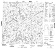 075B10 Insula Lake Canadian topographic map, 1:50,000 scale