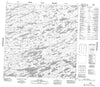 075B11 Tite Lake Canadian topographic map, 1:50,000 scale