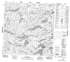 075B13 Spitfire Lake Canadian topographic map, 1:50,000 scale