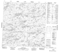 075B14 Geeves Lake Canadian topographic map, 1:50,000 scale