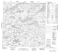 075B15 No Title Canadian topographic map, 1:50,000 scale