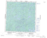 075B Abitau Lake Canadian topographic map, 1:250,000 scale