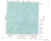 075B Abitau Lake Canadian topographic map, 1:250,000 scale