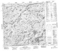 075C01 Brazen Lake Canadian topographic map, 1:50,000 scale