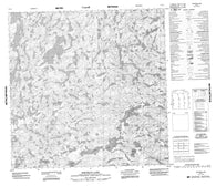 075C03 Portman Lake Canadian topographic map, 1:50,000 scale