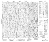 075C04 Tatse Lake Canadian topographic map, 1:50,000 scale