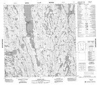 075C05 Shark Lake Canadian topographic map, 1:50,000 scale