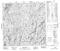 075C06 Imogen Lake Canadian topographic map, 1:50,000 scale