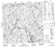 075C07 Escort Lake Canadian topographic map, 1:50,000 scale