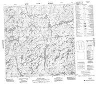 075C10 Majeau Lake Canadian topographic map, 1:50,000 scale