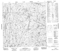075C11 Grampus Lake Canadian topographic map, 1:50,000 scale