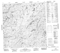 075C15 Laing Lake Canadian topographic map, 1:50,000 scale