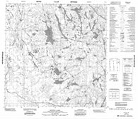075D05 Mistigi Lake Canadian topographic map, 1:50,000 scale