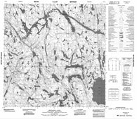 075D06 Methleka Lake Canadian topographic map, 1:50,000 scale