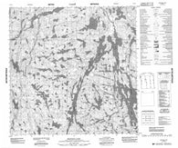 075D08 Bedodid Lake Canadian topographic map, 1:50,000 scale