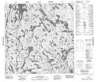 075D09 Soulier Lake Canadian topographic map, 1:50,000 scale