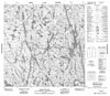 075D10 Benna Thy Lake Canadian topographic map, 1:50,000 scale