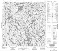 075D13 Tortuous Lake Canadian topographic map, 1:50,000 scale