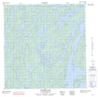 075E01 Jerome Lake Canadian topographic map, 1:50,000 scale