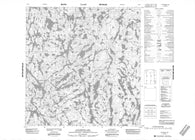 075E03 Augustine Lake Canadian topographic map, 1:50,000 scale