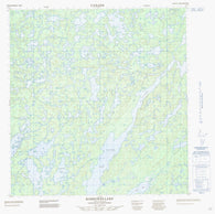 075E09 Borrowes Lake Canadian topographic map, 1:50,000 scale