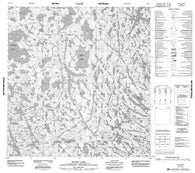 075E11 Pettit Lake Canadian topographic map, 1:50,000 scale