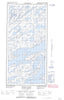 075E12W Thubun Lakes Canadian topographic map, 1:50,000 scale