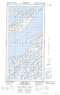075E13W Union Island Canadian topographic map, 1:50,000 scale