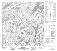 075E15 Lefleur Lake Canadian topographic map, 1:50,000 scale