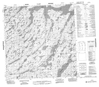 075F01 No Title Canadian topographic map, 1:50,000 scale